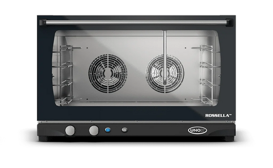 Unox XFT-193 LINEMICRO Rossella 4-Tray Commercial Convection Oven – Manual Baking Oven for Bakery, Café & Cloud Kitchen