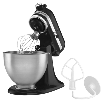 KitchenAid 4.3L Classic Tilt-Head Stand Mixer – Onyx Black, Everyday Baking & Dough Mixer