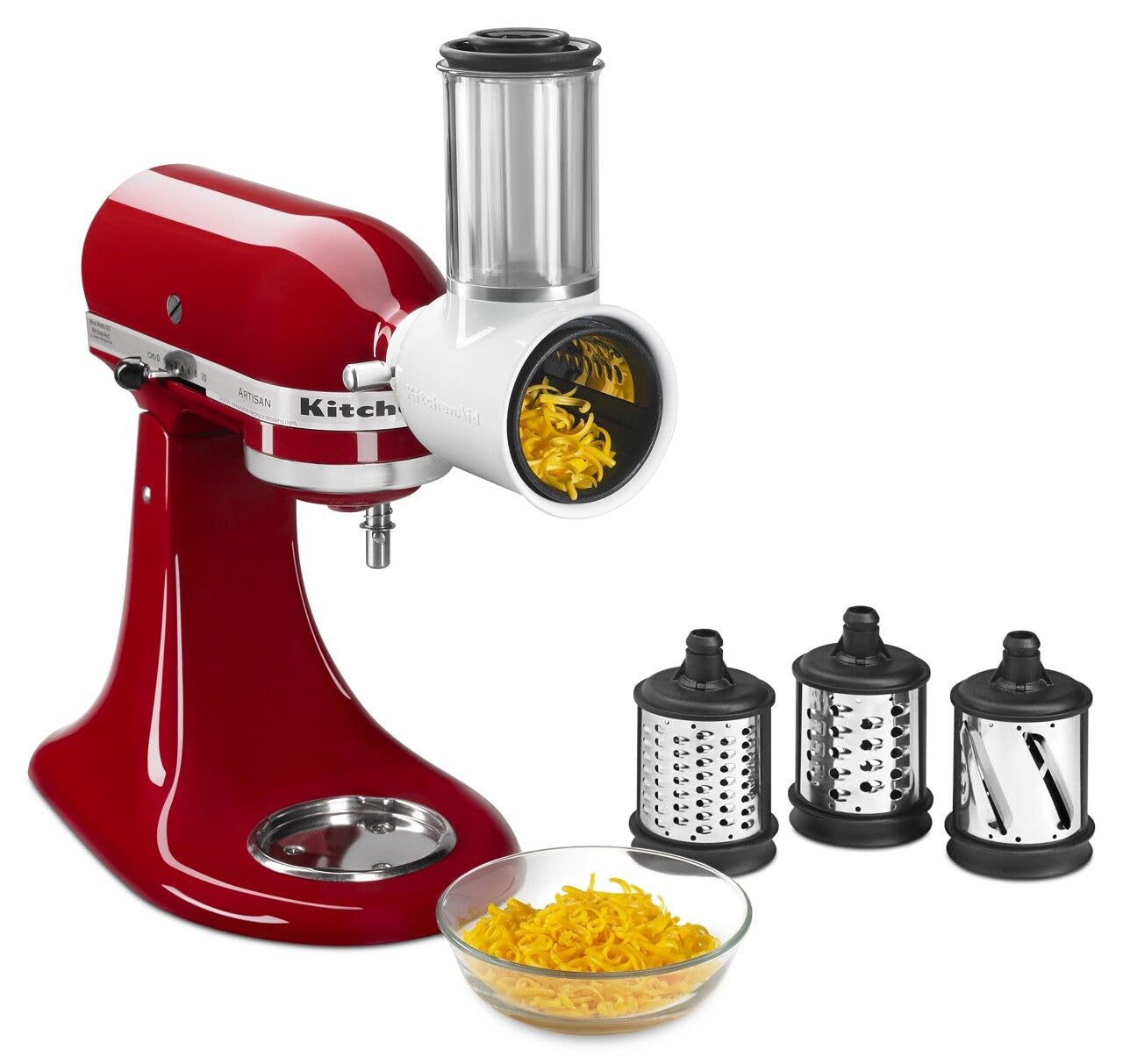 KitchenAid Fresh Prep Slicer/Shredder Attachment – Plastic, Fits All KitchenAid Stand Mixers