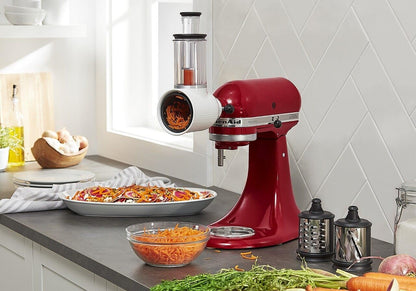KitchenAid Fresh Prep Slicer/Shredder Attachment – Plastic, Fits All KitchenAid Stand Mixers