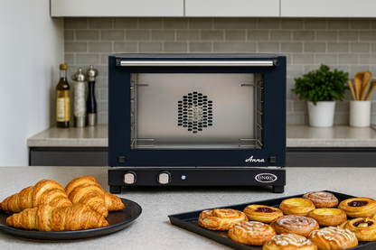 Unox XF023 LINEMICRO Anna 4-Tray Commercial Convection Oven – Manual Electric Baking Oven for Bakery, Café & Cloud Kitchen